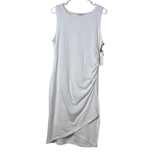 #120 TREASURE & BOND ruched sleeveless dress - Picture 3 of 7